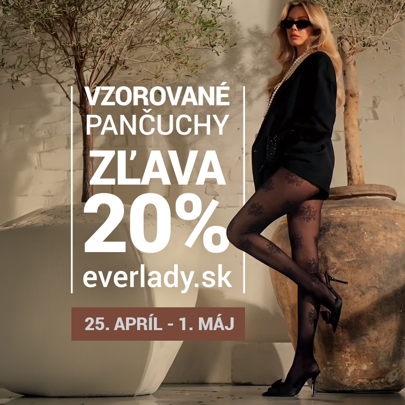 vzorované pančuchy -20%
