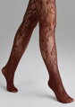 Sieťované pančuchy CHARLY G001 Marilyn chocolate detail na nohy