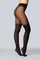 Čierne matné pančuchy CHLOE 30/50 DEN Mona