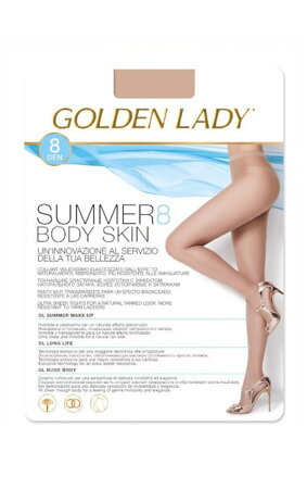 Letné pančuchy SUMMER BODY SKIN 8 DEN Golden Lady