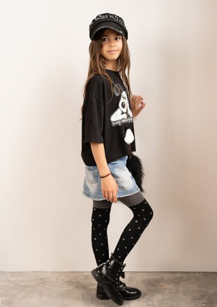 Dievčenské pančuchy s hviezdičkami TWILIGHT 50 DEN Knittex