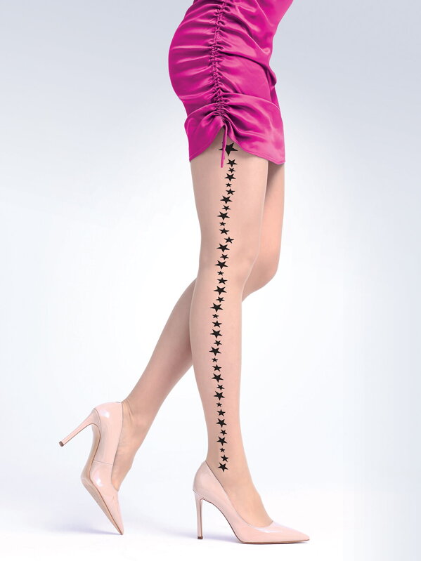 Vzorované pančuchy STARLIGHT 20 DEN Knittex