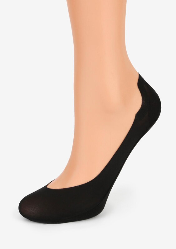 Dámske neviditeľné ponožky s bavlnenou spodnou časťou 2 páry COMFORT LOW Marilyn